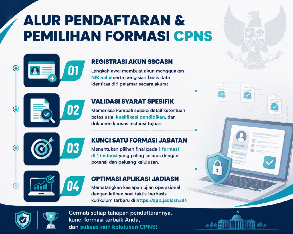 3. Proses Pendaftaran dan Pemilihan Formasi CPNS
