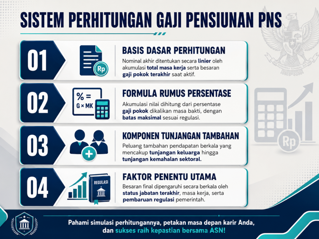 2. Bagaimana Sistem Perhitungan Gaji Pensiunan PNS?