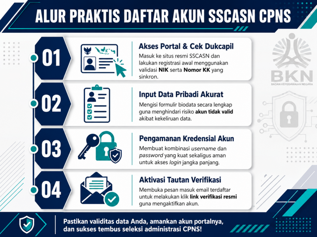 2. Langkah Praktis Cara Daftar Akun CPNS di SSCASN