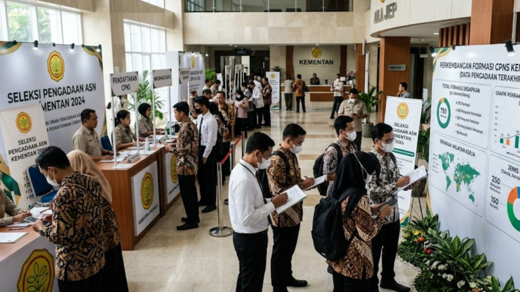 Perkembangan Formasi CPNS Kementan Berdasarkan Pengadaan Terakhir