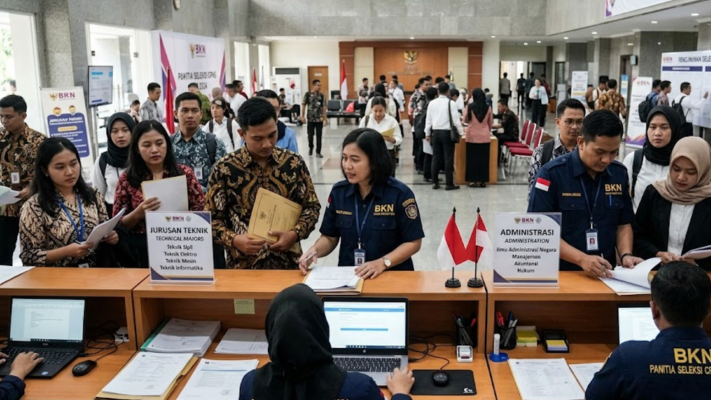 Kategori Jurusan Teknik dan Administrasi dalam Formasi CPNS