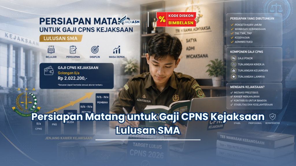 Persiapan Matang untuk Gaji CPNS Kejaksaan Lulusan SMA