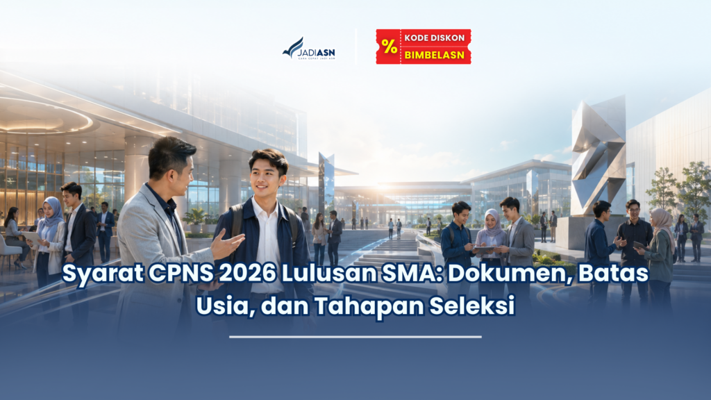 Syarat CPNS 2026 Lulusan SMA: Dokumen, Batas Usia, dan Tahapan Seleksi