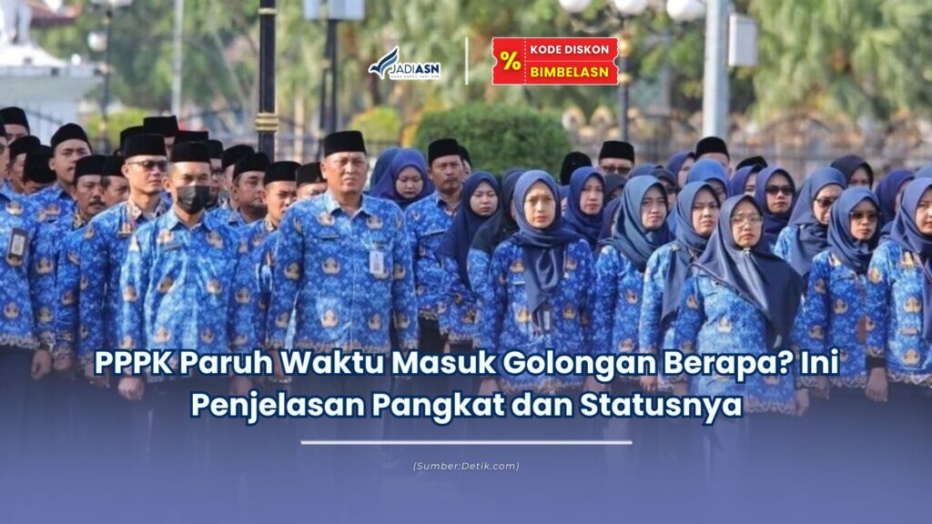 pangkat golongan pppk paruh waktu