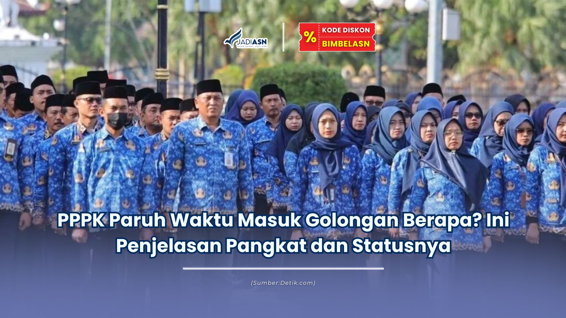 pangkat golongan pppk paruh waktu