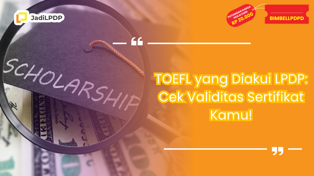 toefl yang diakui lpdp