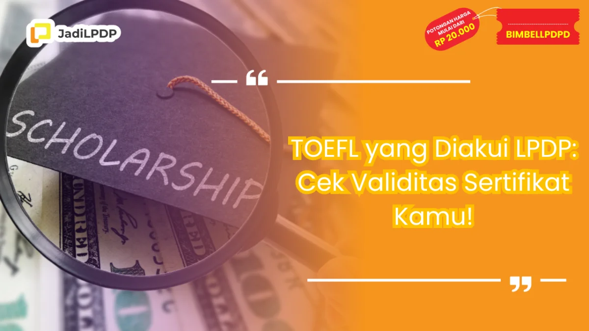 toefl yang diakui lpdp