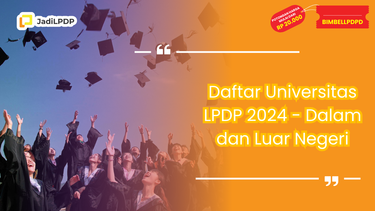 daftar universitas lpdp 2024
