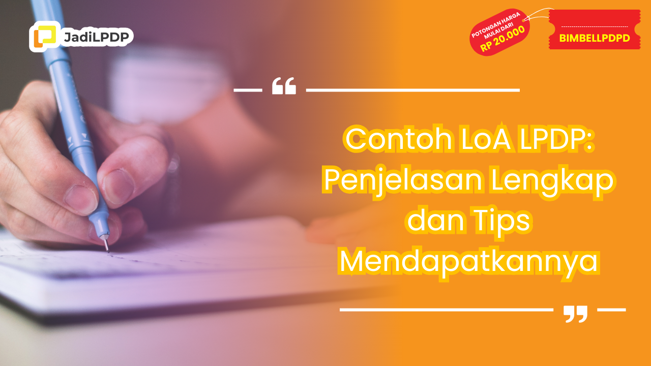 contoh loa lpdp