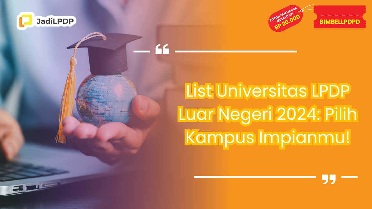 list universitas lpdp luar negeri 2024