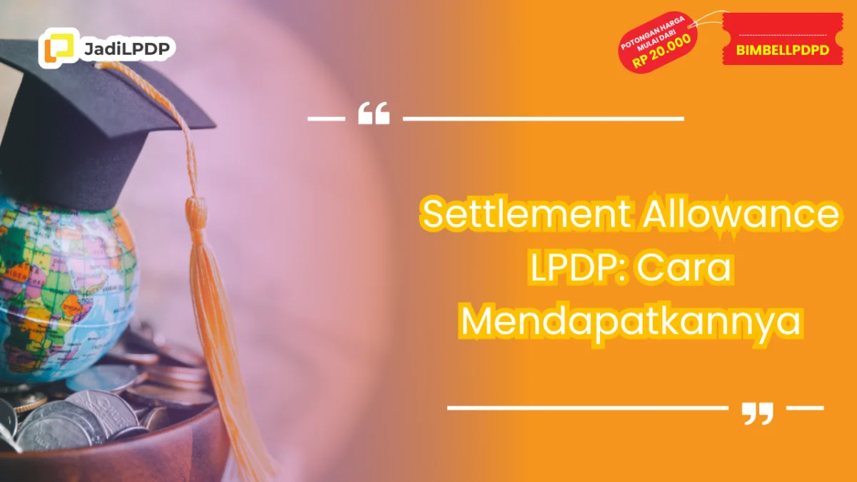 settlement allowance lpdp