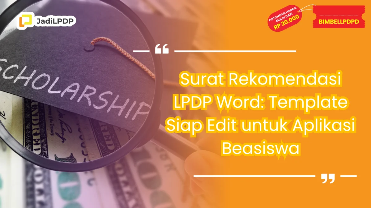 Surat Rekomendasi LPDP Word