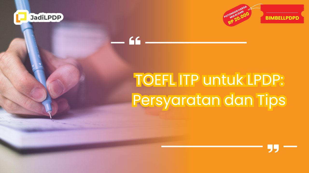 TOEFL ITP untuk LPDP