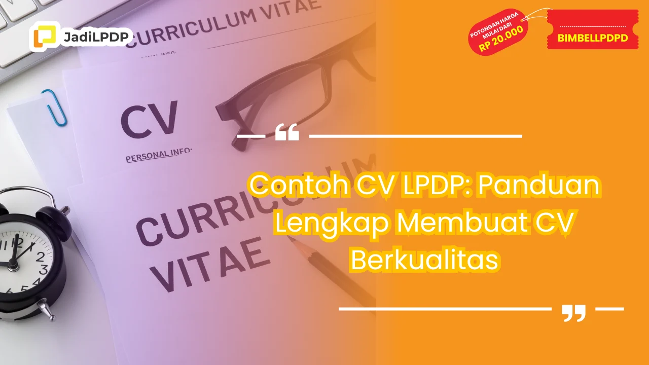 Contoh CV LPDP