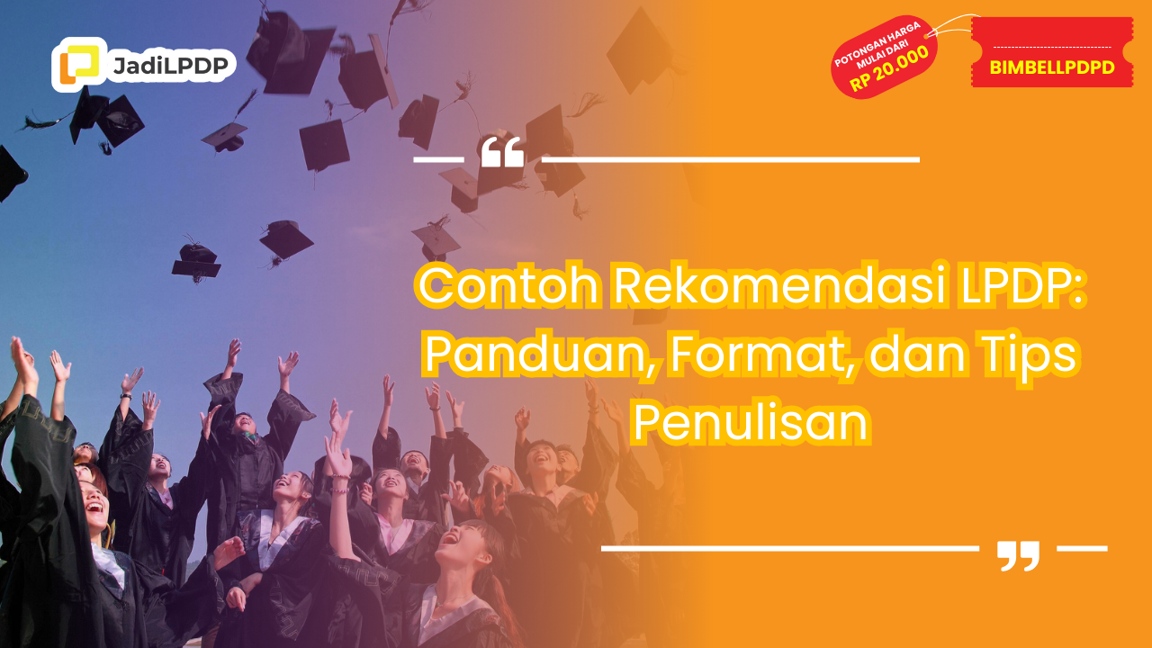 contoh rekomendasi lpdp