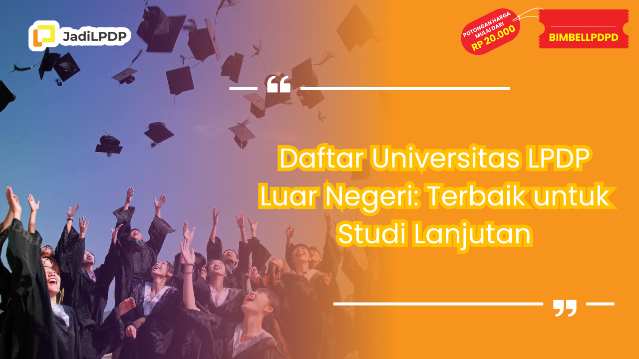Daftar Universitas LPDP Luar Negeri