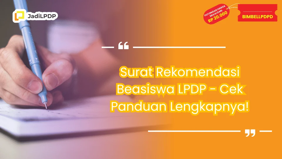 Surat Rekomendasi Beasiswa LPDP