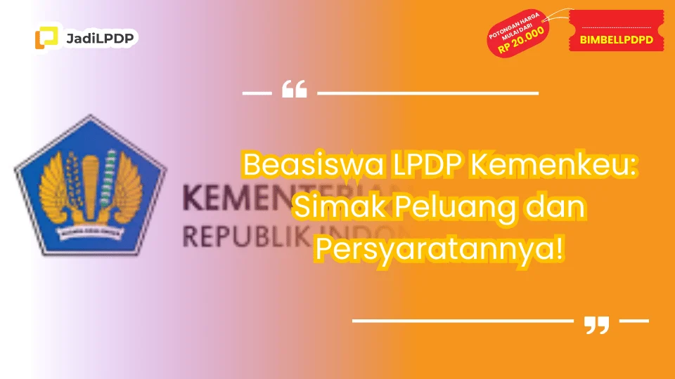 Beasiswa LPDP Kemenkeu