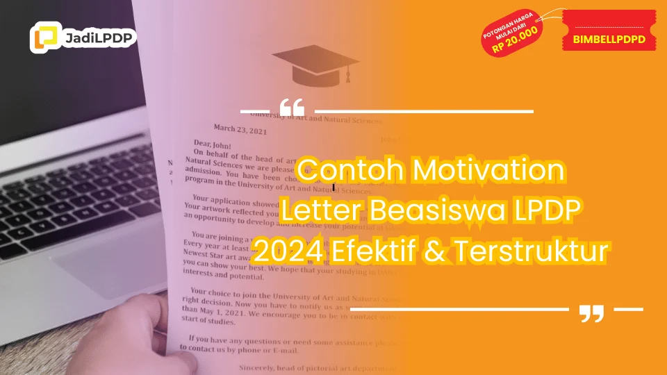 Contoh Motivation Letter Beasiswa LPDP