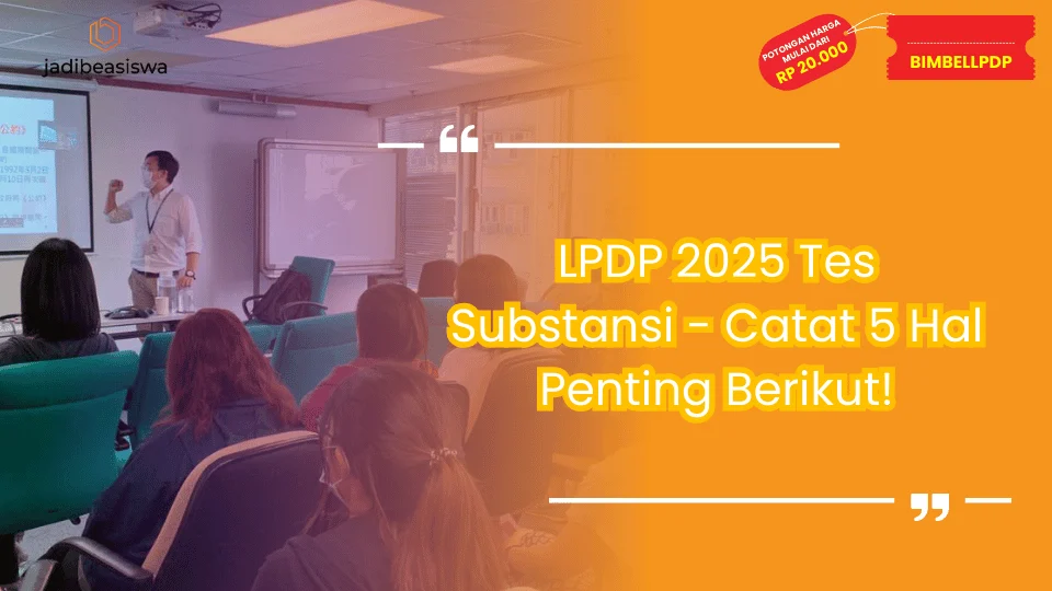 LPDP 2025 Tes Substansi