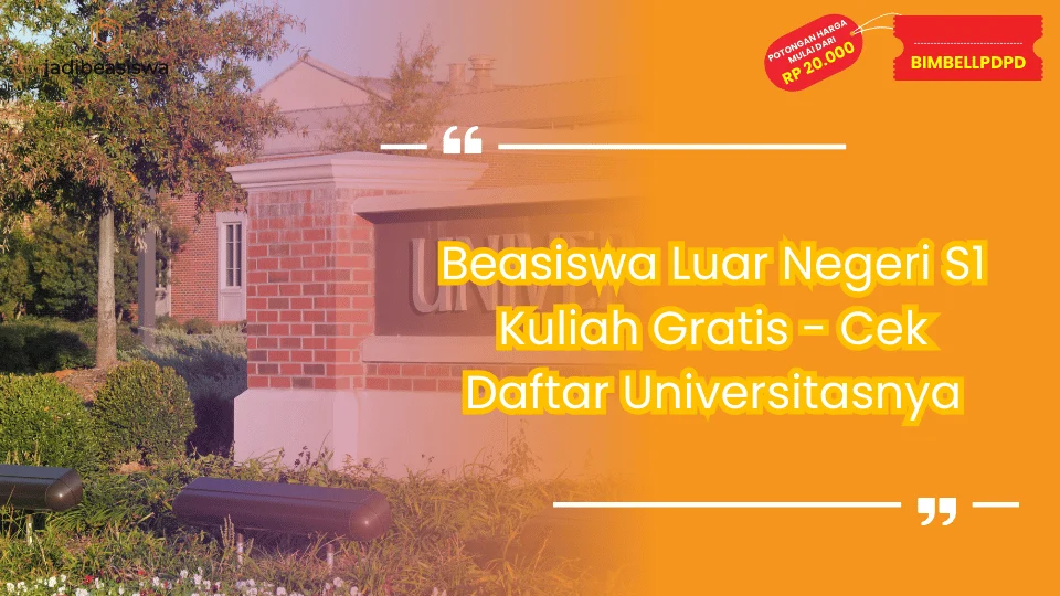 Beasiswa Luar Negeri S1 Kuliah Luar Negeri