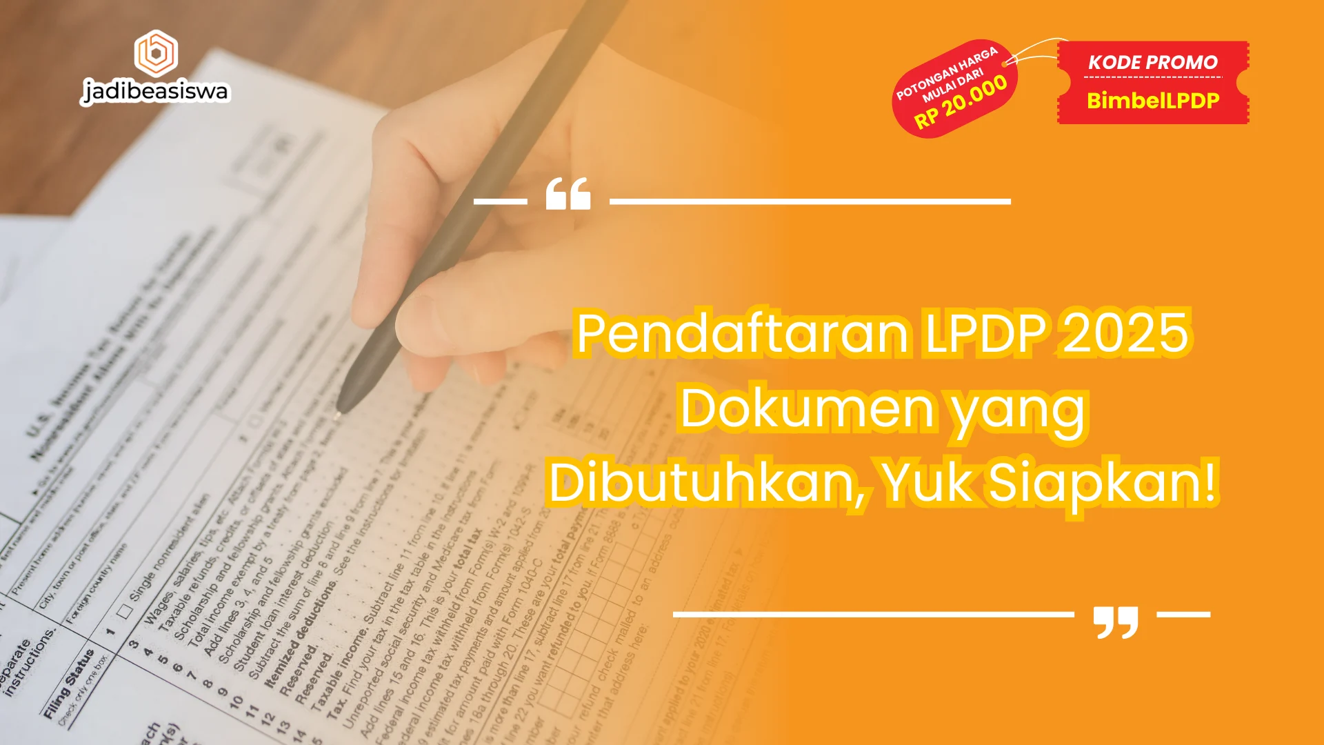 Pendaftaran LPDP 2025 Dokumen yang Dibutuhkan