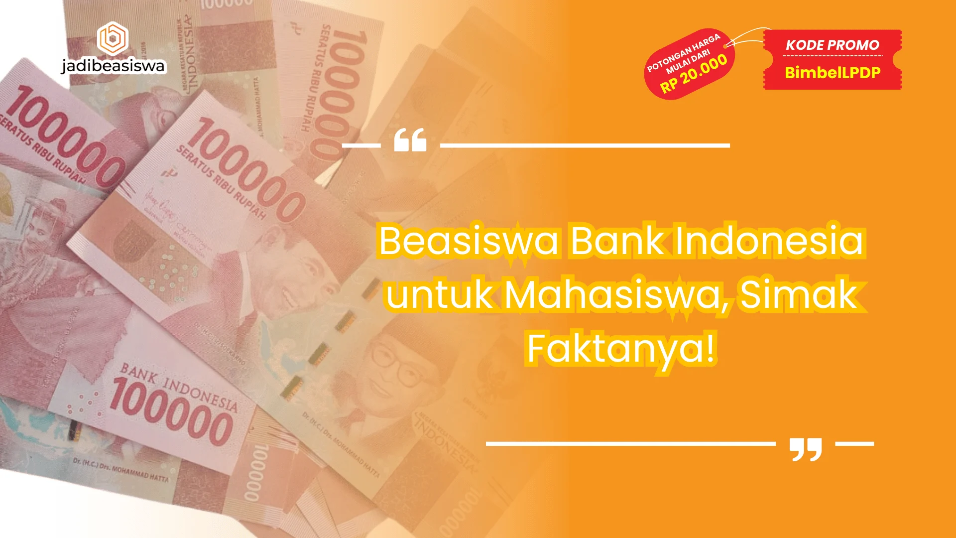 Beasiswa Bank Indonesia untuk Mahasiswa