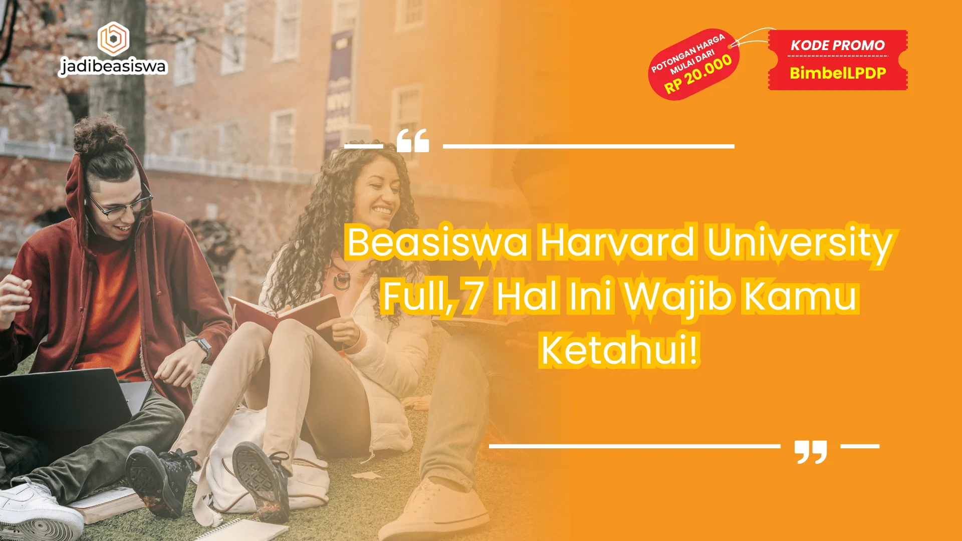 Beasiswa Harvard University Full