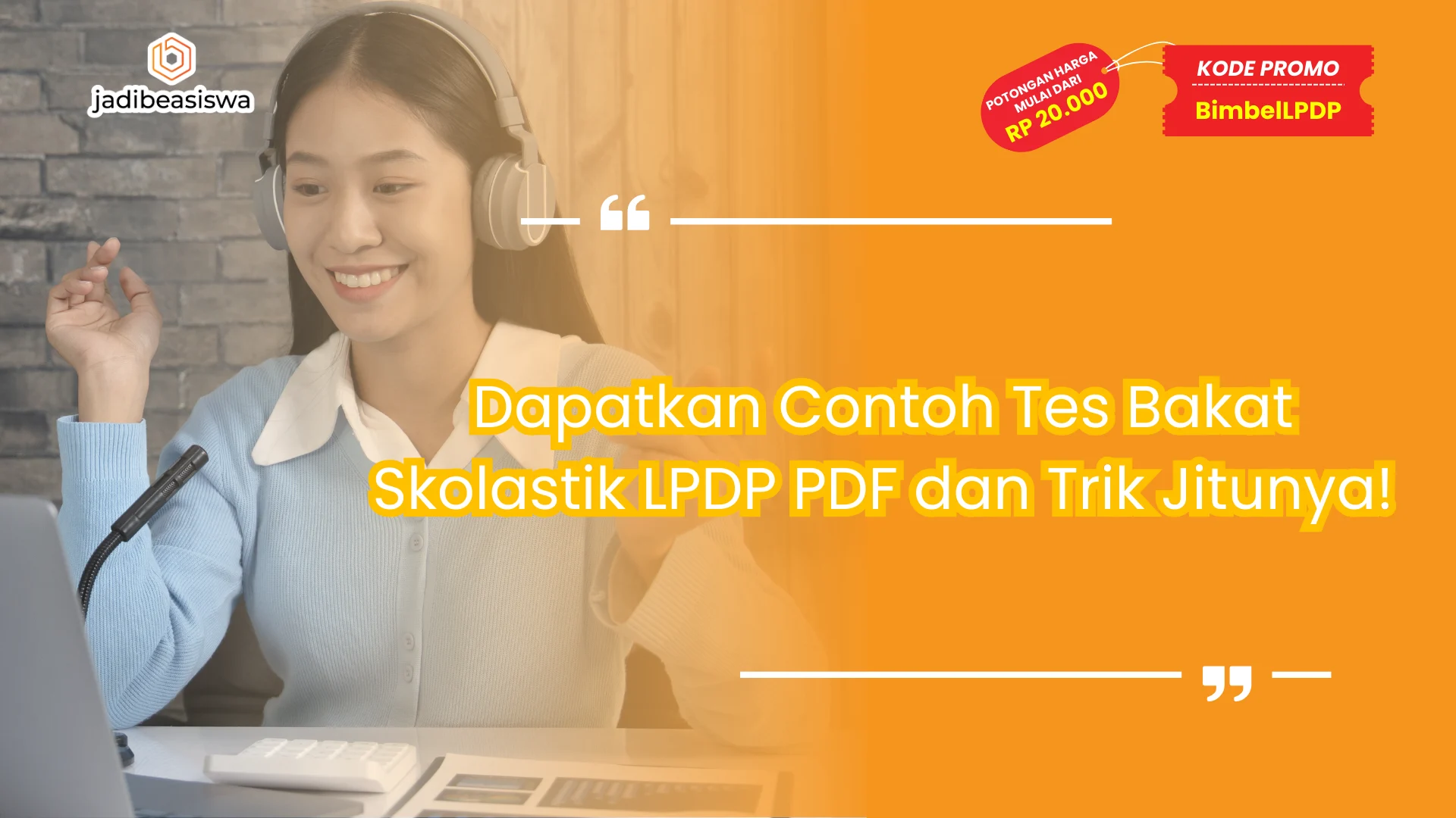Contoh tes bakat skolastik lpdp