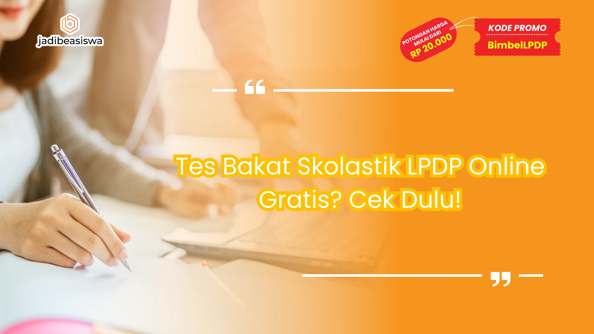 Tes bakat skolastik LPDP online gratis