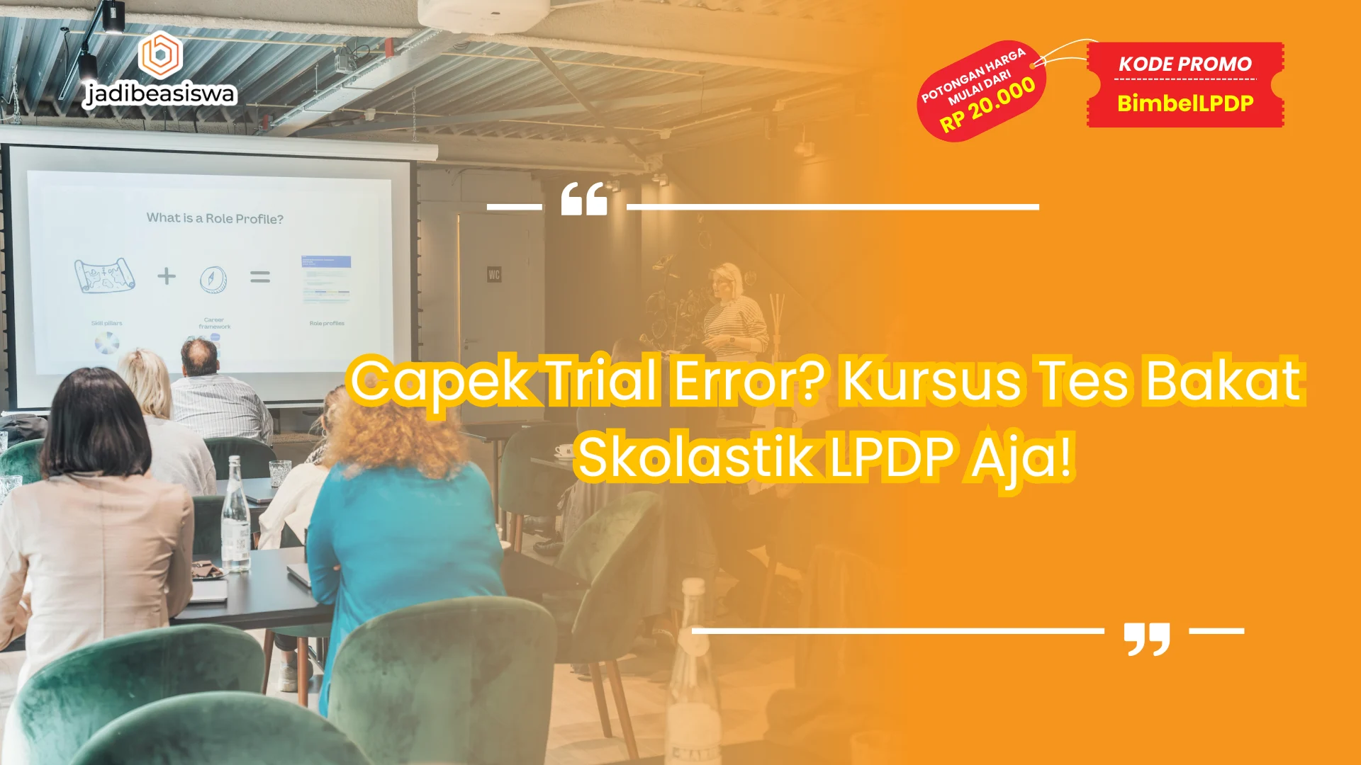 Kursus tes bakat skolastik LPDP