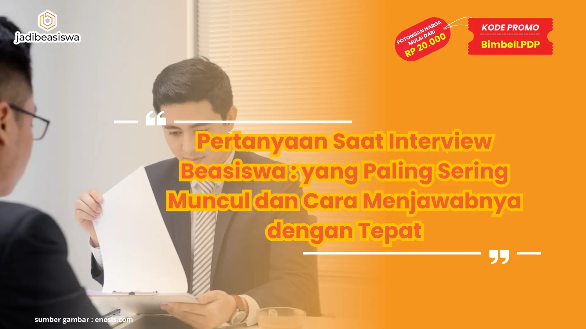 Pertanyaan Saat Interview Beasiswa