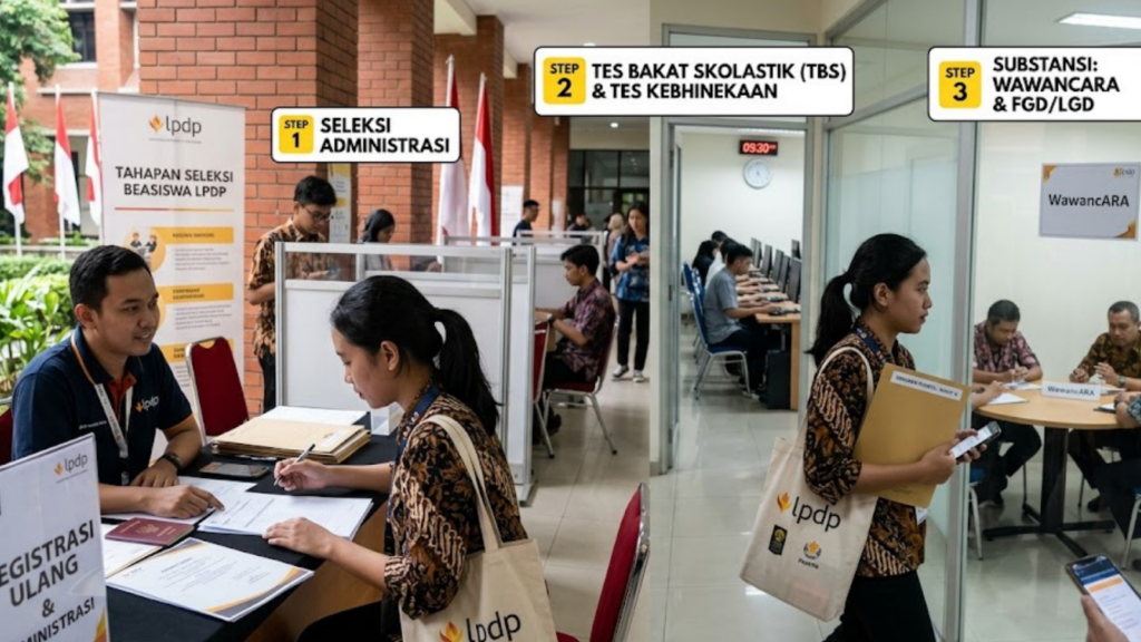 Rangkaian Tahapan Seleksi LPDP yang Perlu Dipahami