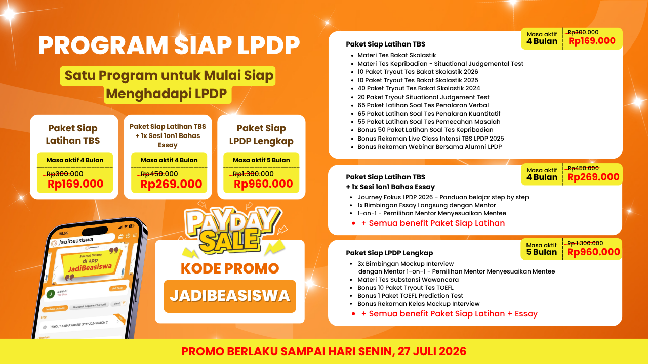 Kode Promo JadiBeasiswa