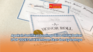 apakah sertifikat duolingo bisa untuk daftar lpdp 2026