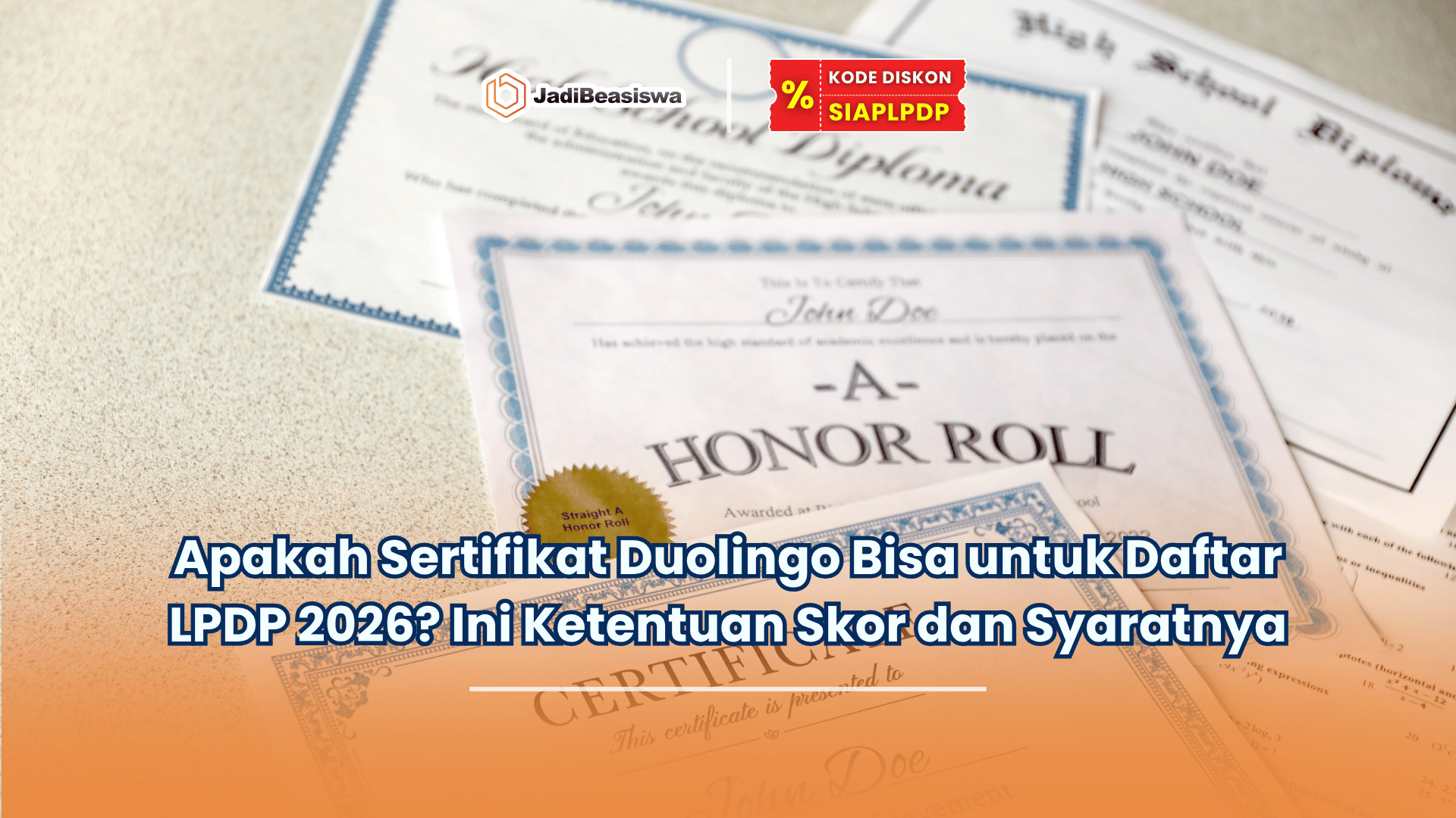 apakah sertifikat duolingo bisa untuk daftar lpdp 2026