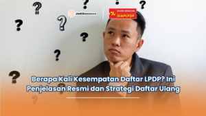 berapa kali kesempatan daftar lpdp