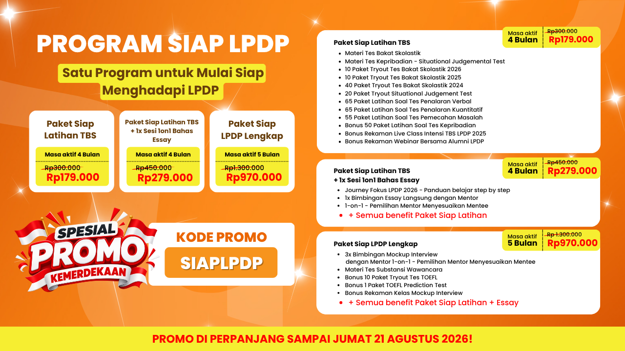 KODE VOUCHER JadiBEASISWA - ARTIKEL - PROMO KEMERDEKAAN