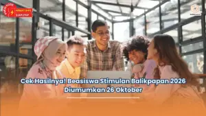 Cek Hasilnya! Beasiswa Stimulan Balikpapan 2026 Diumumkan 26 Oktober