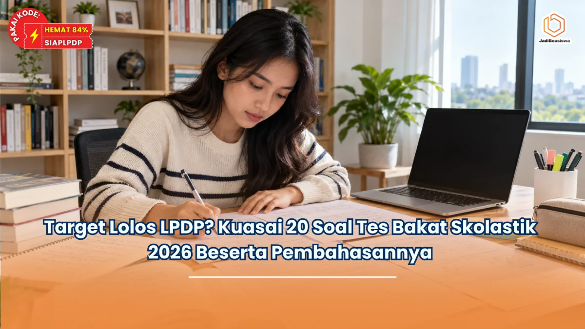 Target Lolos LPDP? Kuasai 20 Soal Tes Bakat Skolastik 2026 Beserta Pembahasannya