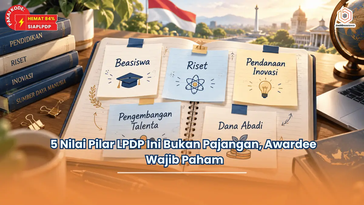 5 Nilai Pilar LPDP Ini Bukan Pajangan, Awardee Wajib Paham