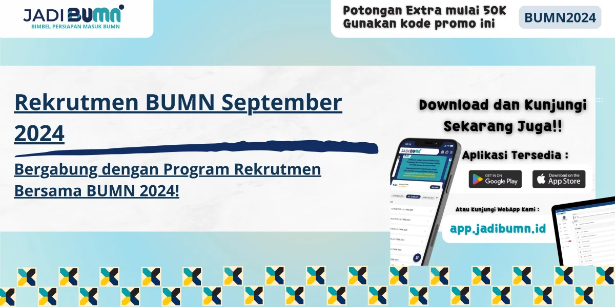Rekrutmen BUMN September 2024