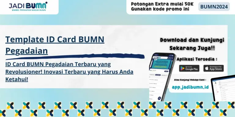 Template ID Card BUMN Pegadaian