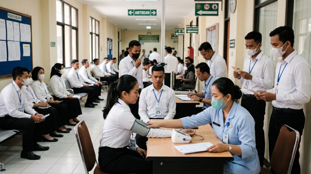 Ketentuan Peserta Saat Seleksi Kesehatan Awal
