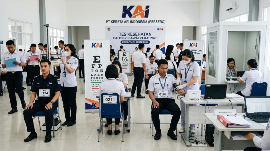 Tahapan Tes Kesehatan PT KAI 2026
