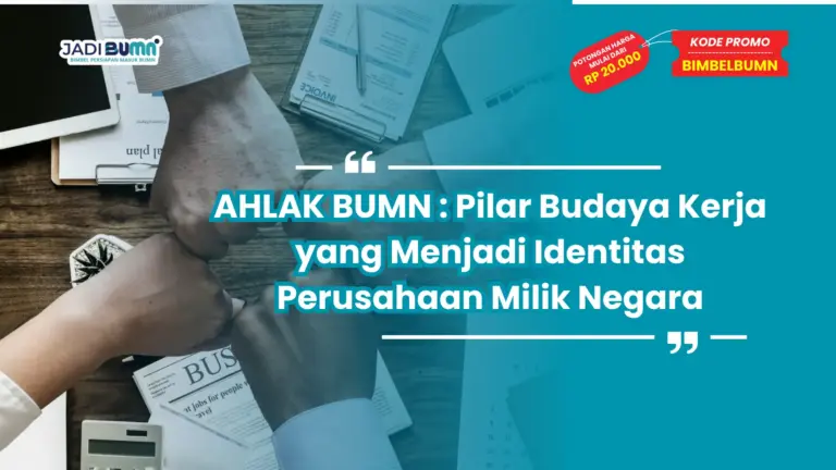 akhlak bumn