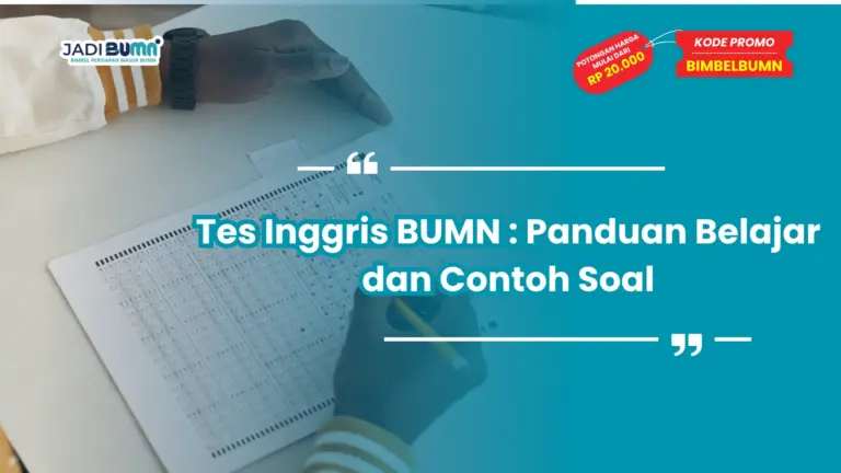 tes inggris bumn