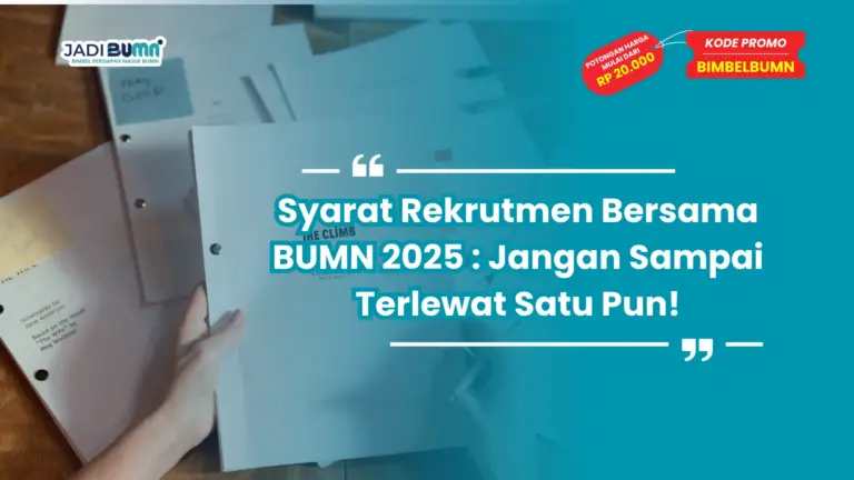 syarat rekrutmen bersama bumn