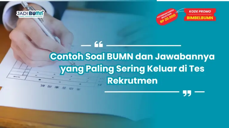 contoh soal bumn dan jawabannya