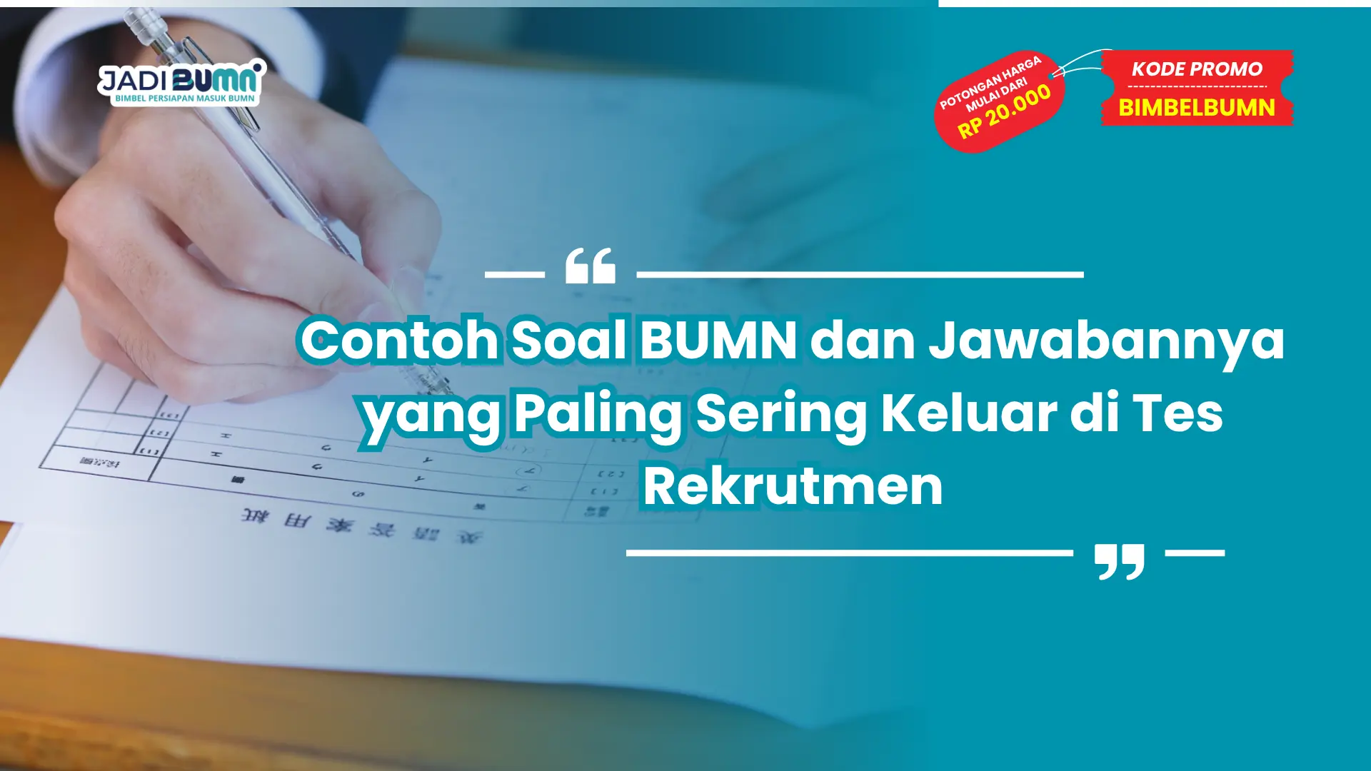 contoh soal bumn dan jawabannya